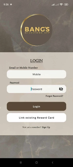 Milestone App (Bangs Rewards) Screenshot 1