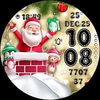 Santa Stuck in Chimney 2025