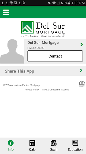 Del Sur Mortgage Screenshot 0
