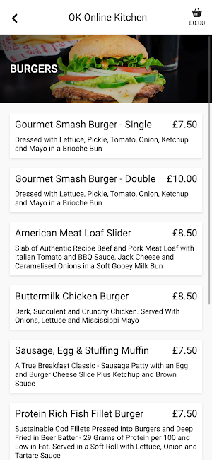 Online Kitchen Screenshot 1