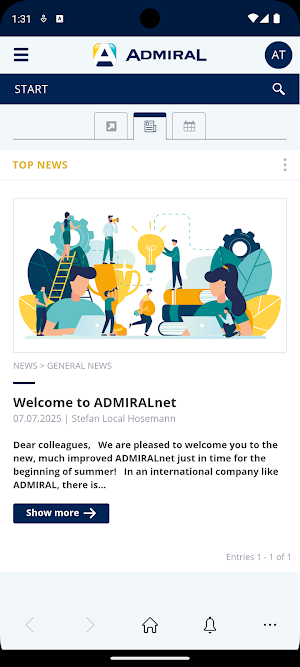 ADMIRALnet Screenshot 1