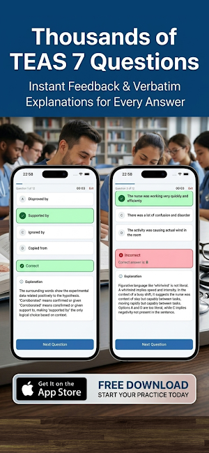 ATI TEAS 7 Mentor 2026 Screenshot 1