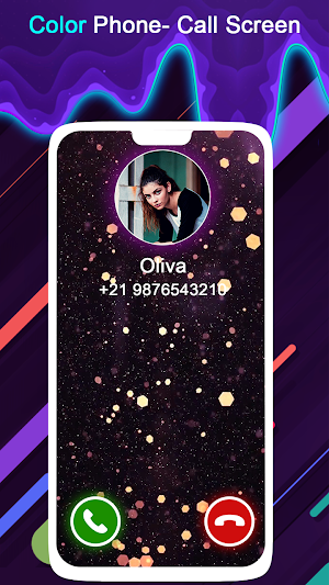Color Phone - Call Screen Screenshot 0