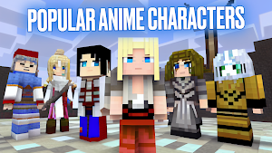 Anime Girls Mod for Minecraft Screenshot 1