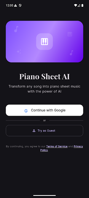 Piano Sheet AI Screenshot 0