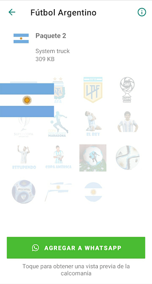 Stickers Fútbol Argentino Screenshot 3
