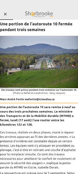 Sherbrooke.info Screenshot 1