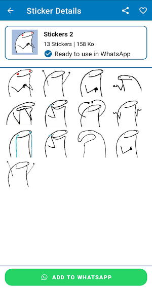 Stickers Flork Memes WASticker Screenshot 2