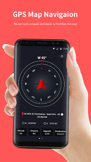 Portable GPS Compass & Bubble Level Screenshot 0