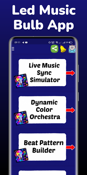 Led Music Bulb App Screenshot 1