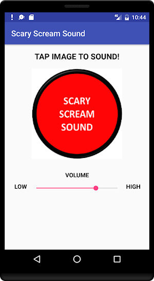 Scary Scream Sound Screenshot 0