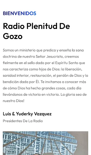 Radio Plenitud De Gozo Screenshot 1