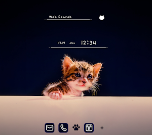Prowling Kitty Theme +HOME Screenshot 0