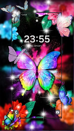 3D Butterfly Live Wallpaper Screenshot 3