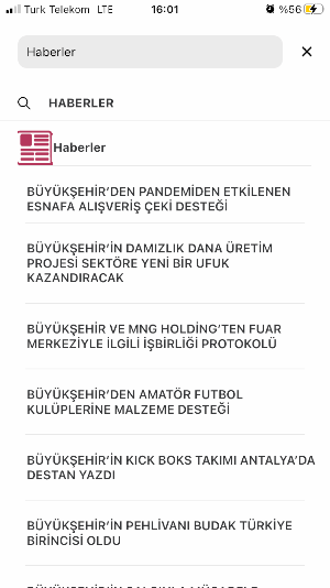 Erzurum Büyükşehir Belediyesi Screenshot 1