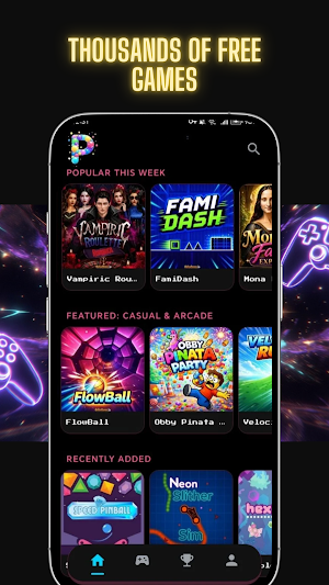 Poply:  addictive mini games Screenshot 1