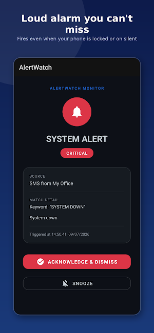 Alert Watch: SMS & Email Alert Screenshot 3