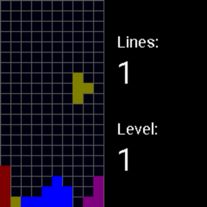 Tetris-like game Screenshot 1