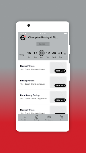 Champion Boxing & Fitness Screenshot 1