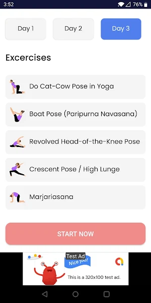 5 Min Pregnancy Yoga Workout Screenshot 0