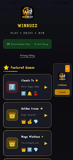 Winbuzz Screenshot 0