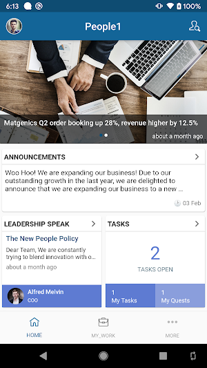 PeopleOne Proto Screenshot 0