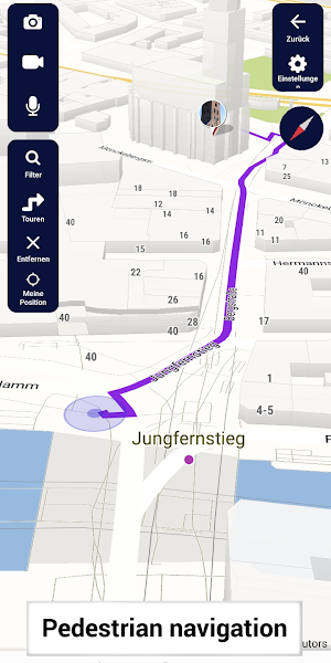 Hamburg map offline guide Screenshot 3