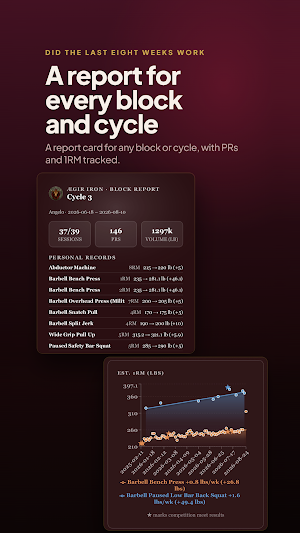 Ægir Iron: Strength Tracker Screenshot 3