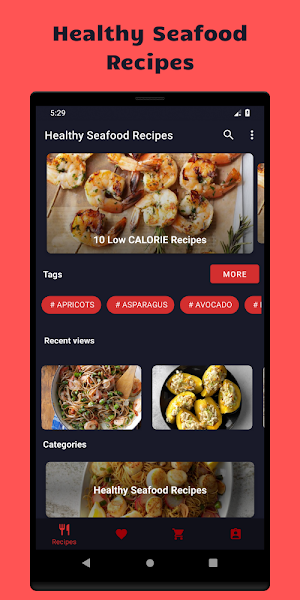 Seafood Recipes Free- Tasty Seafood Cooking Recipe Screenshot 0