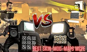 Speakerman Cameraman Skin MCPE Screenshot 0