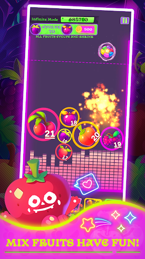 Physics Fruit Merge Screenshot 2