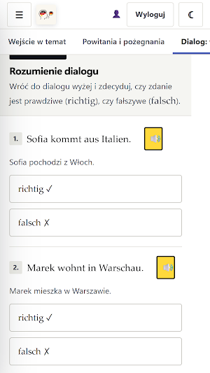 German course for Poles Screenshot 1