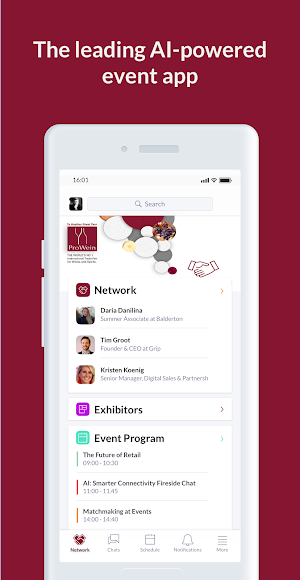 ProWein Matchmaking Screenshot 2