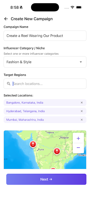 Torsept: Influencer Marketing Screenshot 3