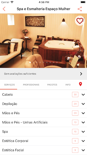 Spa e Esmalteria Espaço Mulher Screenshot 2