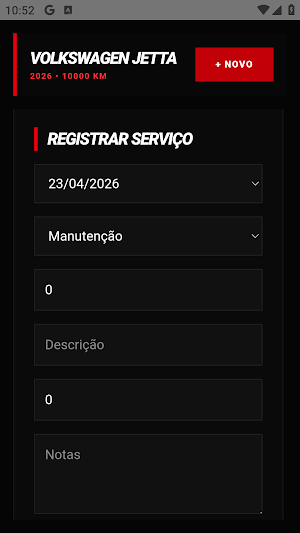 Diário de Motor Screenshot 2