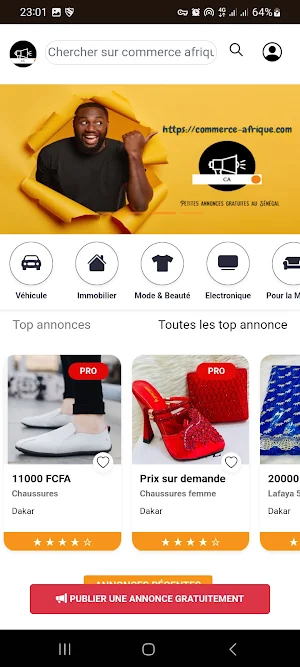 Commerce Afrique Screenshot 0