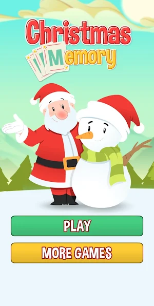 Christmas Memory Game Screenshot 0