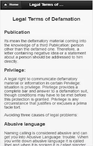 Legal Aspects of Communication Screenshot 1