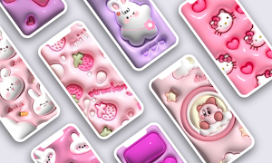 Cute 3d Backgrounds for Girls Screenshot 0