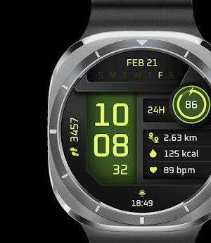 Neon Fit Watch Face Screenshot 2