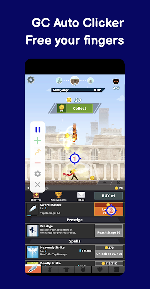 GC Auto Clicker For Games Screenshot 2
