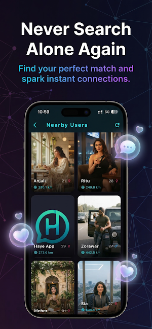 Haye: Chat & Discover Screenshot 1