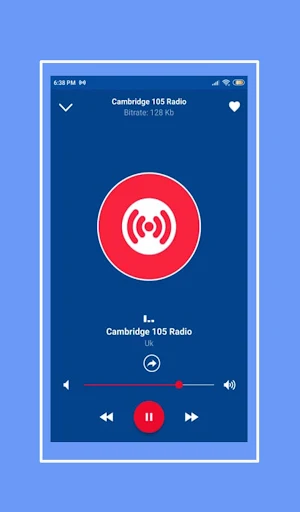 UK cambridge 105 radio App Screenshot 0