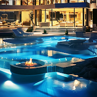 Swimming Pool Design Wallpaper