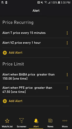 NYSE Live Stock Market Screenshot 1