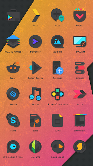 CRISPY DARK - ICON PACK Screenshot 3