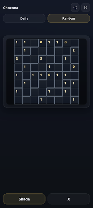 Chocona - Area Fill Puzzle Screenshot 1
