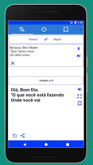 Traducteur Français Portugais Screenshot 1