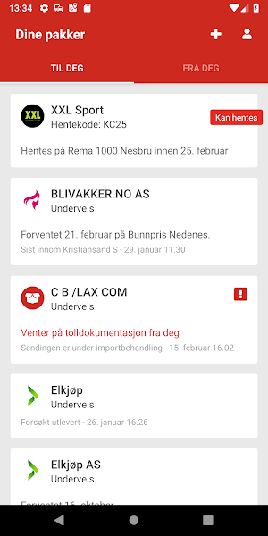Posten Screenshot 1